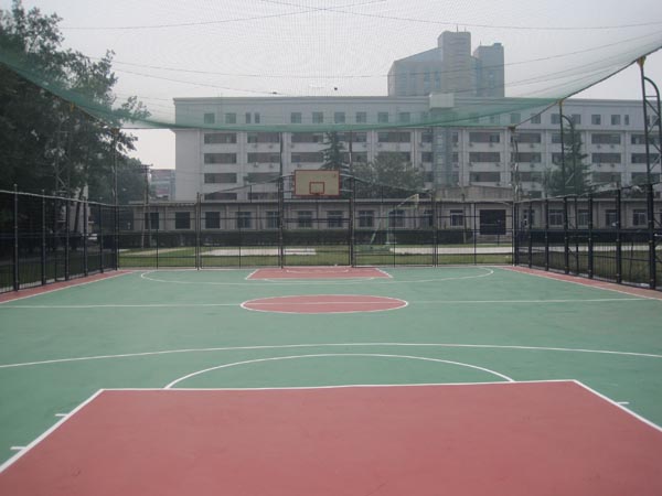 平頂山魯陽發(fā)電廠硅PU籃球場